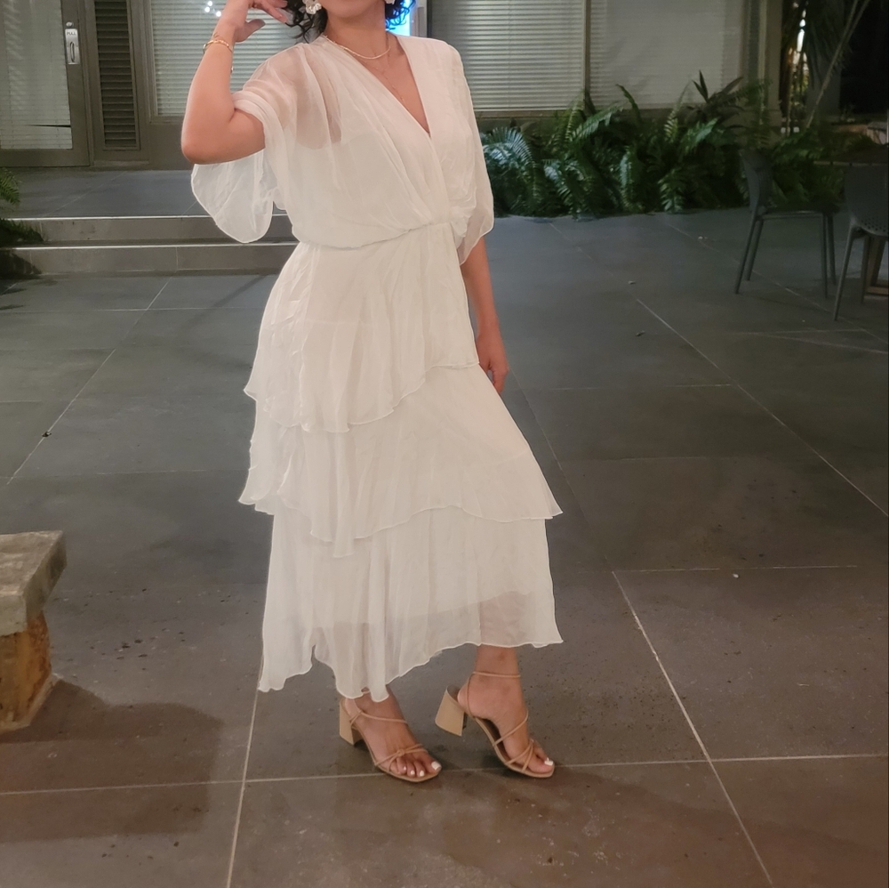 White dress